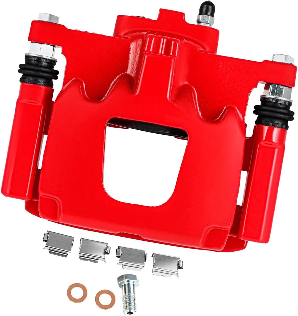 cciyu Rear Left/Right Disc Brake Caliper Assembly with Bracket For Dodge, For Jeep Models - For Liberty 2008-2012, For Nitro 2007-2011, For Wrangler 2007-2017, For Wrangler JK 2018 18B5046