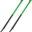 Winch Bar, 2 Pack Combination Winch Bars with Square Head for Flatbed Trailer Winches and Trucks, Painted Combination Carbon-Steel Construction and No-Slip Handle Winch Bar (Black & Green)