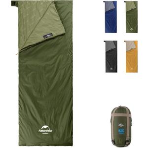 Naturehike Lightweight Compact Sleeping Bag, 59/32 Envelope Ultralight Backpacking Sleeping Bag Portable, Waterproof with Compression Sack for Cold&Warm, Camping, Traveling, Hiking (Navy Green (Extra Large))