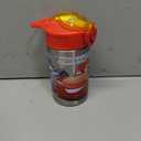 Zak Designs Disney Cars 3 - Stainless Steel Water Bottle with One Hand Operation Action Lid and Built-in Carrying Loop, Kids Water Bottle with Straw Spout is Perfect for Kids (15.5 oz, 18/8)