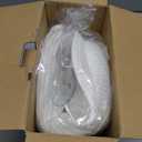 Bath Pillow for Tub, Luxury Bath Pillow Soft 4d Mesh, Bathtub Pillow for Soaking tub with 6 suctions Cups, Bath Tub Pillows for Head and Neck Support, for Relaxing Spa (White)