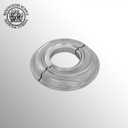 Renovators Supply Manufacturing Aluminum Escutcheon Plate 3.13" OD Escutcheon 1" IPS Lacquered Satin Finish Radiator Flange