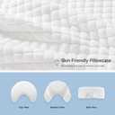 Side Sleeping Pillow with Arm Holes - Ergonomic Memory Foam Pillow for Cervical, Neck, Shoulder & Rotator Cuff Pain Relief - Ideal for Side Sleepers