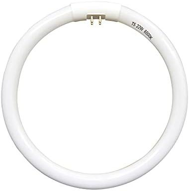 lumenivo FC16T9 40W Circline Fluorescent Bulb Replacement 16 Inches - T9 Bulb with 4-Pin Base (G10Q-4) – 2700K Warm White - 1 Pack