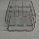 Egg Holder for Fridge, Automatically Rolling Egg Storage Container for Refrigerator,Large Capacity Egg Organizer for Fridge with Lid,Clear Plastic Dispenser, Tray & Bin -2 Layer