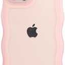Pack Of 2 Hcnrreivn Case for iPhone 13 Pro Max 6.7 Inch,Cute Kawaii Clear Case for Women/Girls,Yellowing-Resistant,Transparent Soft Silicone Thin Slim Full Body Shockproof Protection Phone Cover -Pink