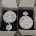 2 Pack 5-in-1 Carbon Monoxide Detectors &Smoke &Natural Gas Leak Detector, Portable Carbon Monoxide Detectors Plug in & Battery Backup - Hotel and Travel Safety, RV, Home