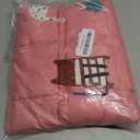 Kivik Soft Weighted Lap Blanket 2 lbs, Small Weighted Lap Pad, Breathable Heavy Throw Blankets for School Calming & Bed Sleeping, Machine Washable, 20 x 30 Inches, Cute Cat Printing, Pink