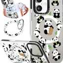 Toycamp for iPhone 16 Plus Case Compatible with Magsafe - Cute Design 360 Magnetic Ring Holder Stand Kickstand Funny Animal Girly Pretty Fashion TPU Phone Covers for Women Tenn Girls