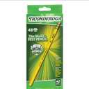 Pencils, HB (#2), Black Lead, Yellow Barrel, 48/Pack