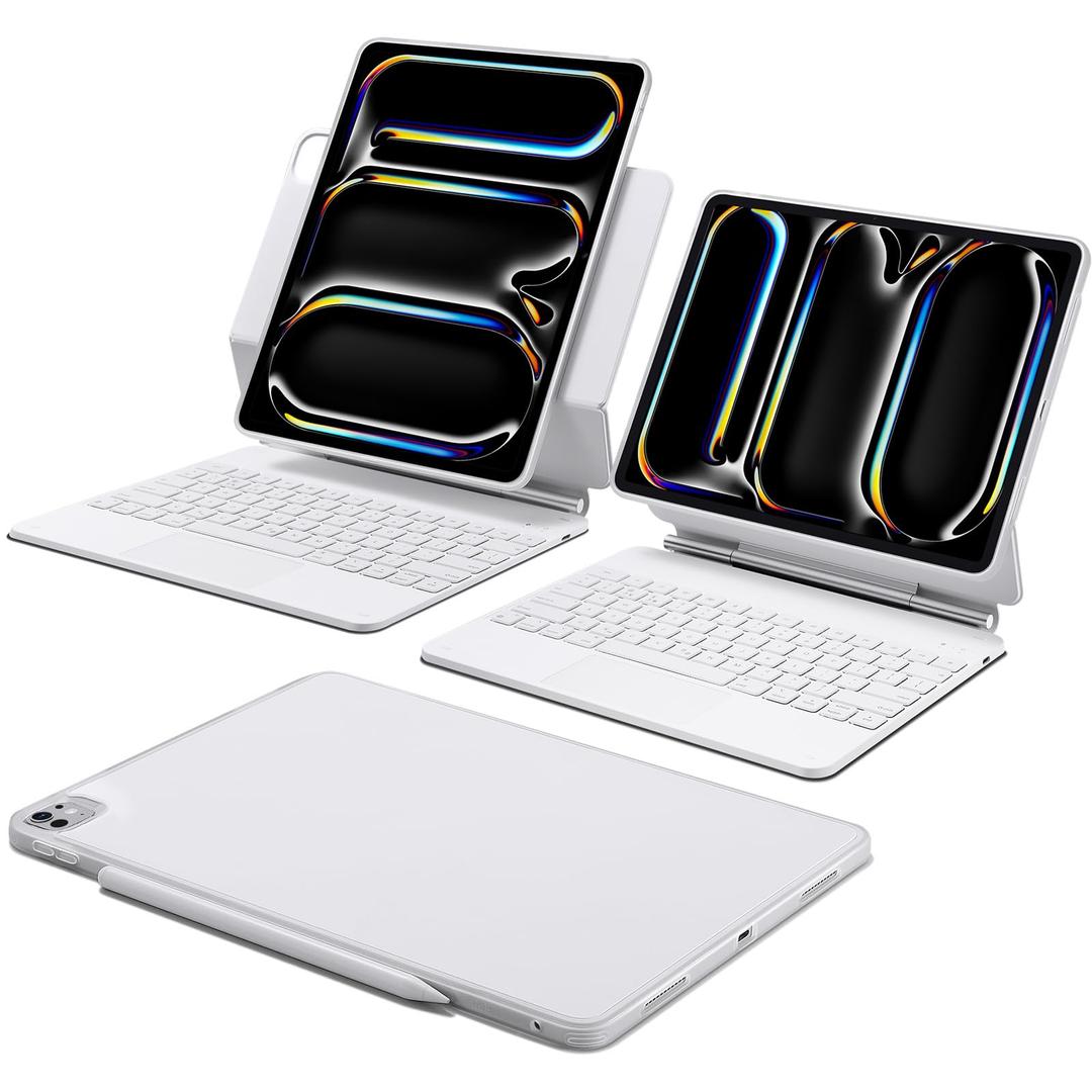ESR Magnetic Keyboard Case 360 For iPad Pro 12.9 (6th/5th/4th/) White