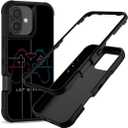 Compatible with iPhone 16 Case, Heavy-Duty 3-in-1 Full-Body Rugged with Soft Rubber Bumper Shockproof Protective Cover for Men Boys Kids Teen - Let's Play Game 026