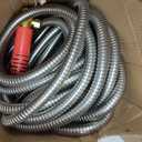 Stainless Steel Garden Hose 50ft, Heavy Duty Water Hose with 10 Functional Nozzles, No Kink, Lightweight and Flexible, Strong and Durable, Suitable for Outdoor,Yard and Lawn