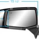 K SOURCE Snap & Zap 80930 Custom Fit Towing Mirror for 2019-2024 Silverado 1500, Sierra 1500, Patented