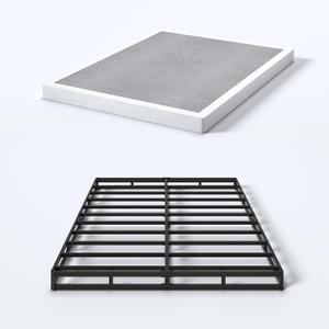 YORMDMO 4 Inch King Box Springs, Low Profile Box Spring Only for King Bed, Heavy Duty Metal Mattress Foundation with Fabric Cover, Easy Assembly, Noise-Free