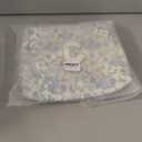 Alphabet Makeup Bag Cosmetic Bag for Women, Christmas Gifts for Age 11-18, Personalized Floral Coquette Travel Bag, Trendy Stuff Zipper Make Up Pouch Organizer Bag (Blue Floral C)