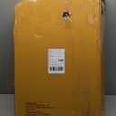 Amazon Basics Classic Foldable TV Dinner Tray Table with Storage Rack, 14.6 L x 19 W x 26 H inch, Natutral, 4-Pack