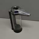 Secura 17oz Automatic Liquid Soap Dispenser, Touchless Battery Operated Hand Soap Dispenser with Adjustable Soap Dispensing Volume Control Dial, Personal Care Dispenser (Chrome) (500ml)