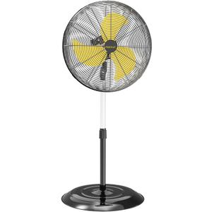 20 Inch Industrial Pedestal Fan Oscillating, 5300 CFM Industrial Fans Heavy Duty with 3 Speed, Stand up Fans with Poweful Motor, UL Listed for Commercial Workshops Warehouse Garage