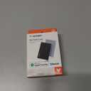 Verbatim My Finder Wallet Tracker  Thin, Rechargeable Bluetooth Card Locator for Wallets, Luggage Tags and More, Compatible with Apple Find My (iOS Only), 2-Pack, Black and Silver