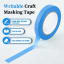 Blue Masking Tape,Painters Tape,Blue Painters Tape for Automotive paniting,DIY Paper Arts & Crafts, Spraying Drywall Paint, No Residue & Easy to Clean Up,6pcs 0.7in. X 54 Yd Painter's Tape