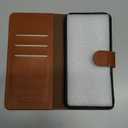 SUANPOT for iPhone 14 Plus Wallet case 6.7" with RFID Blocking Credit Card Holder,Flip Book PU Leather Protective Cover Women Men for Apple 14 Plus Phone case Light Brown