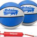 GoSports Water Basketballs 2 Pack - Choose Between Size 3 and Size 6, Great for Swimming Pool Basketball Hoops