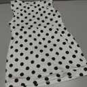 Women's Polka Dot Two Piece Sleeveless Crop Top Mini Skirt Y2K Party Summer Trendy 2026 Outfit (XS)