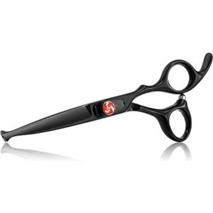 PURPLEBIRD 6 Inch Hair Cutting Shears Kids Safety Rounded Tips Hair Scissors Professional Hairdressing Haircut Salon, Barbers, Children, Baby and Personal Home Usage, Japanese Stainless Steel Black