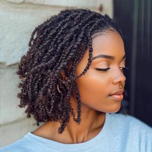 COOKOO 8 Inch Pre-twisted Micro Twist Crochet Hair 9 Packs Bouncy Mini Pre-looped Passion Twist Hair Mini Senegalese Twist Crochet Hair Synthetic Hair Extensions(2#)