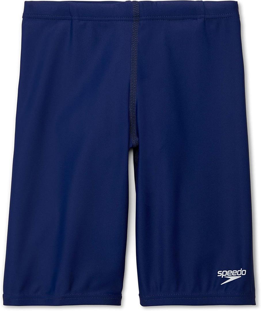 Speedo Boy's Swimsuit Jammer Begin to Swim Solid (8, Deep Water)