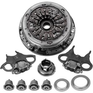 6DCT250 DPS6 Auto Transmission Clutch Kit with Clutch Release Fork Lever Compatible with Dual Ford Focus Fiesta 2011-2019 B-Max 2012-2019 Ecosport 2013-2019, Repalce# 602000800