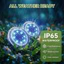 Solar Lights Outdoor,12 Pack Solar Garden Lights for Pathway,Yard,Deck,Lawn,Patio,Walkway,Driveway,StepBlue