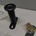 4Pcs Bed Frame Support Leg, Adjustable Height 5"-8.6", Extra Sturdy Steel Bed Frame Support Legs with Wider Rubber Base, More Stable/Quieter, Bed Slat Reinforcement Kit for King/Queen Bed