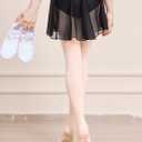 DIPUG Ballet Tights for Girls Ultra Soft Convertible Dance Tight for Kids (L)