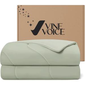 Cooling Blanket Comforter Hot Sleepers King/Cali King Soft Cooling Blanket, Double-Sided Cool Bedding for Night Sweats, All-Season Lightweight Comforter(106 * 90inch, Moonstruck)