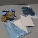 13th Birthday Decorations Blue White Gold,13th Birthday Balloons with Happy Birthday Banner Fringe Curtain Heart Foil Balloons for Boys Girls 13 Year Old Birthday Decor