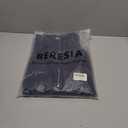 Women's 2024 Fall Quarter Zip Lapel V Neck Long Sleeve Ribbed Knit Casual Slim Pullover Sweater Tops (Blue, S)