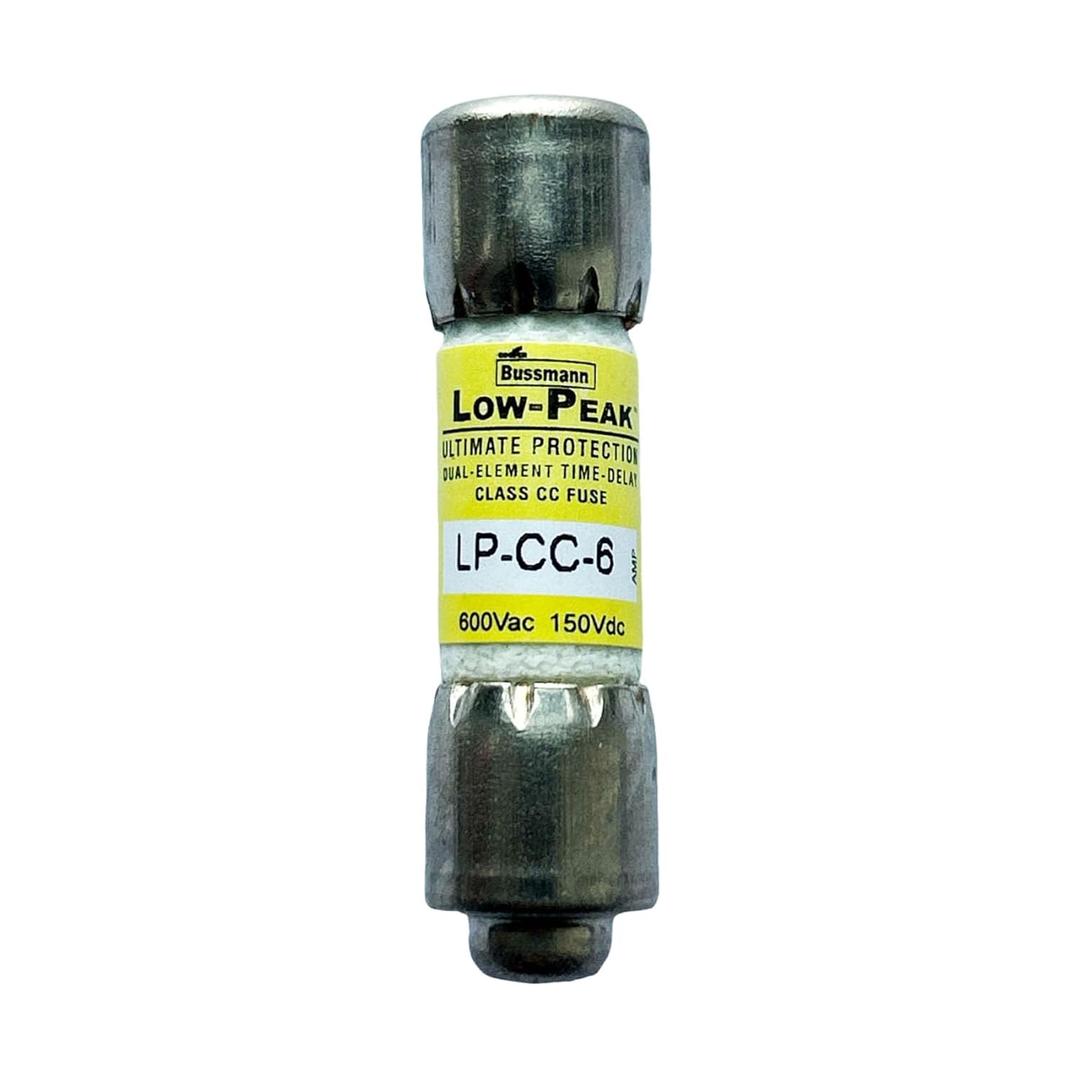 New OEM LP-CC-6 LP-CC-6A LP-CC 6A 600Vac Time Delay Fuse, Pack of 10