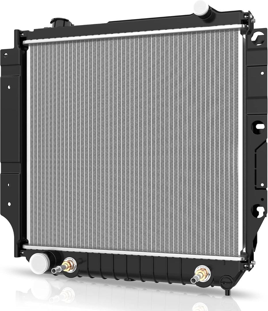 DWVO Radiator Complete Radiator Compatible with 1991-2006 Jeep Wrangler L6 4.0L 2003-2006 Wrangler L4 2.4L 1987-2002 Wrangler 2.5L L6 1987-1990 Wrangler 4.2L L6 CU2101