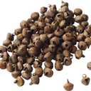 100 Pieces Country Primitive Craft Mini Jingle Bells, Christmas Bells, for Crafting WreathCraft Bells, Holiday Home and Christmas DecorationBells (Rusty 0.39 inch)