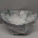 LaDoVita Plant Pots with Drainage Holes, 12 Inch Large Planters for Indoor Plants, Plastic Flower Pots Outdoor, Set of 2 Pack, Frosted Black