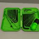 41-Piece Hex Key Allen Wrench Set, Allen Key with Ergonomic Torque Handle, SAE(0.028"-3/8"), Metric(0.7mm-10mm), Torx(T9-T50), Heat Treated Cr-V Steel Wrench Set for Bicycles with 3-Layer Storage Case