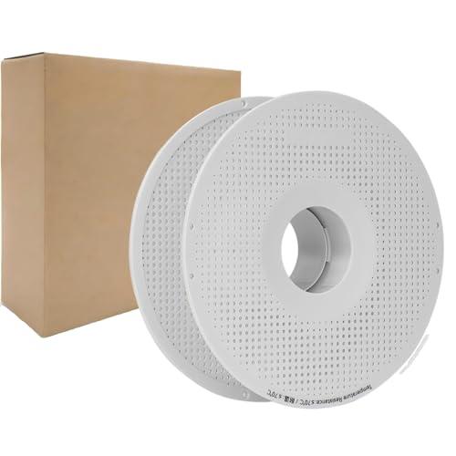 Original AMS Filament Tray Detachable Filament Reel Spool Holder Low Temperature Tray Reusable Fit for PLA,PETG,TPU,ABS Compatible with Bambu X1,P1,A1 3D Printer (White)