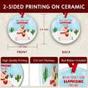 5 x Llama Christmas Ornament - Never Forget How Llamazing You are Ornaments - Funny Motivational Gift for Women, Girls, Friends  Merry Xmas Tree Decoration, Ideas