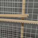 MidWest Homes for Pets Wire Mesh Pet Safety Gate, Dog Gate Expands From 29 - 50 Inches Wide, 44 Inches Tall, Wood, Powder Coated Wire (Large)