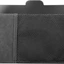 Car Sun Visor Extender Organizer, Visor Sun Blocker Extension with Magnetic Sunglasses Holder & Ticket Pouch, Multifunctional Auto Sunshade Storage Holder, Universal for Vehicles (Dark Gray)