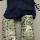 SUNROX Gel Memory Foam Chair Cushion with Ties, Ultra Durable Water Resistant FadeShield Outdoor/Indoor Reversible Chair Seat Cushion 17 x 16 inch Set of 4, Navy