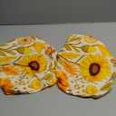 Flashideas Sunflower Stool Covers Rectangle 2 Pack Stretch Rectangle Bar Stool Covers with Elastic Band Protector Jacquard Chair Seat Slipcover for Wooden Metal Bench