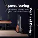 amesoba Accessories Set for Desk Shelf(Dark Walnut, Accessory)